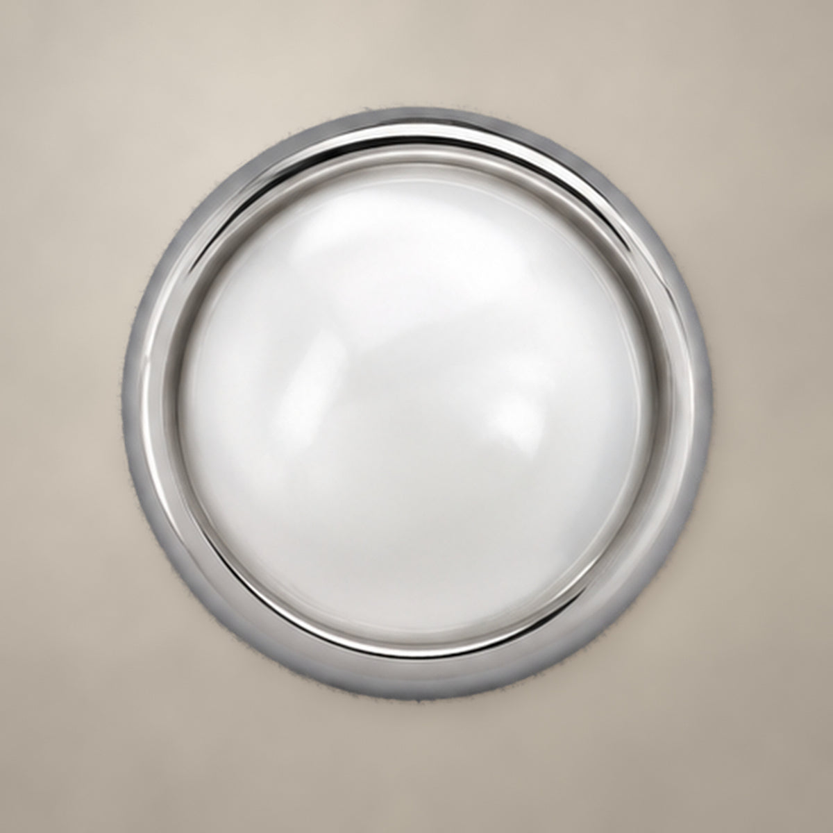 White disc threadless end in titanium