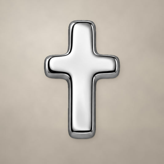 Cross threadless end in titanium (3 mm)