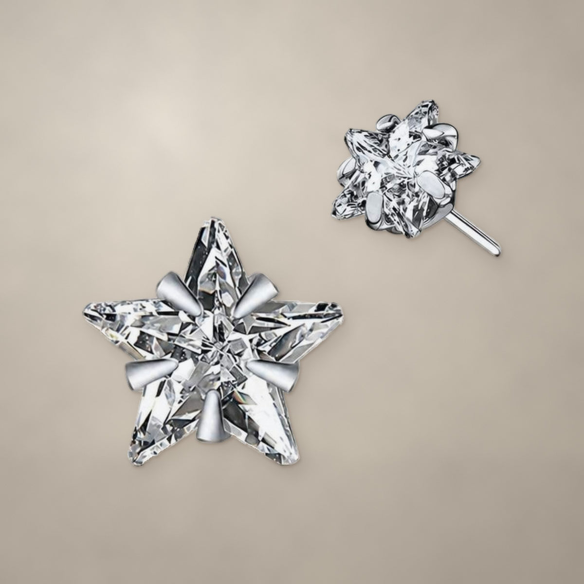 Starburst threadless end in titanium