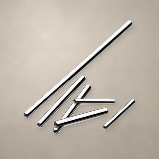 Threadless barbell shaft in titanium